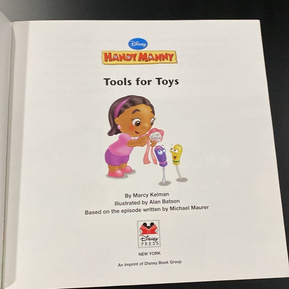 Disney’s Handy Manny: Tools for Toys - Softcover Children’s Book - Picture 3 of 6